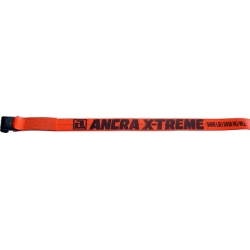 Ancra 4" x 30' Premium X-Treme Orange Winch Strap w/41766-18 Flat Hook, 43795-90-30